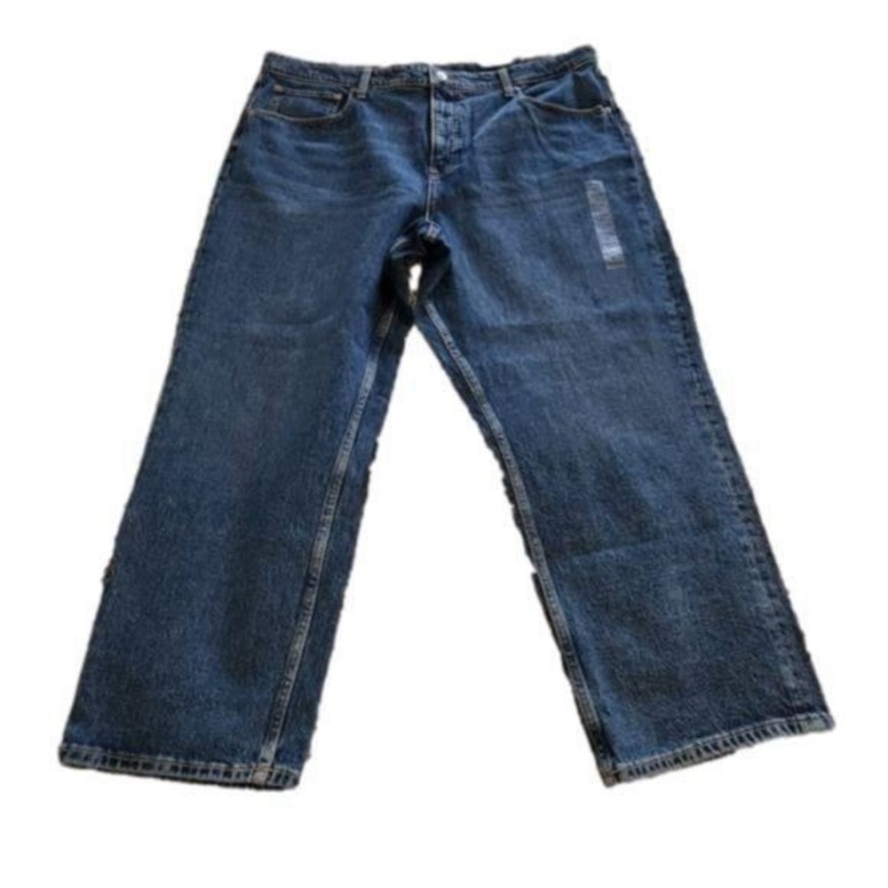 Free Assembly Original 90s Straight Jeans Medium Wash Blue Plus Size 22 NWT